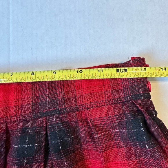 Vintage Evan Picone Petites Plaid Midi Skirt Sz 6 Union Made in USA - Picture 10 of 11
